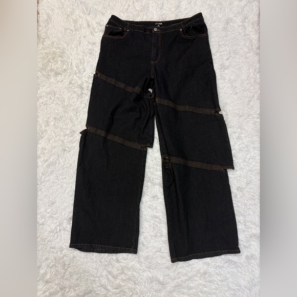 Fashion Nova Jenny Denim Pant - Dark Wash - Picture 2 of 4